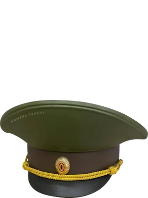 Армейская фуражка с коричневым околышем